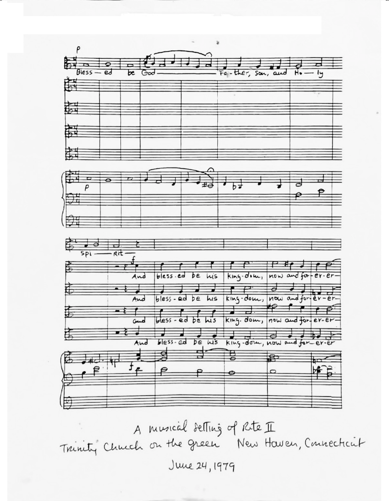 A Choral Setting of the Holy Eucharist: Rite II photo