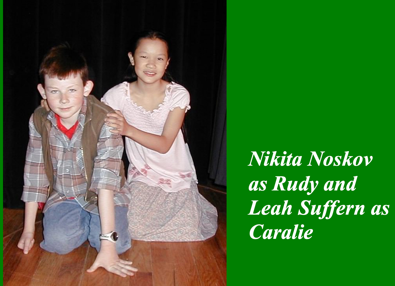 Nikita Noskov as Rudy and Leah Suffern as Caralie