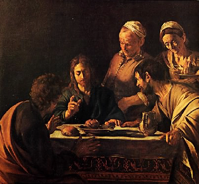 Caravaggio, Supper at Emmaus