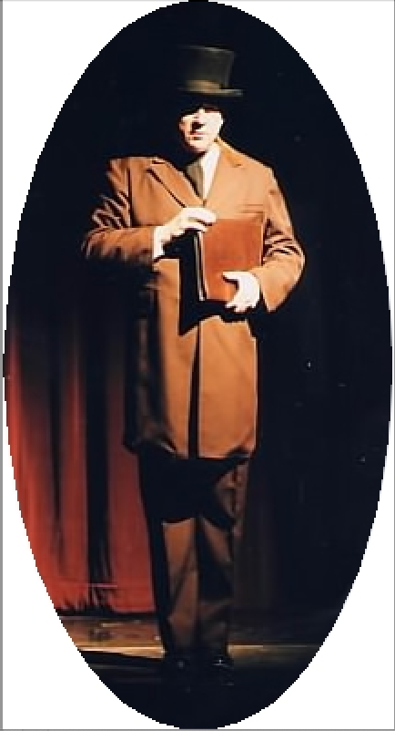 Timothy W. Bingham as Hans Christian Andersen introducing The Snow Queen