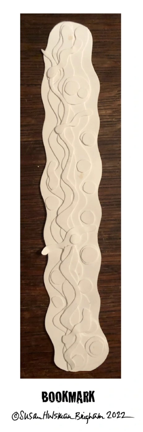 Bookmark – sculptural paper artwork by Susan Hulsman Bingham